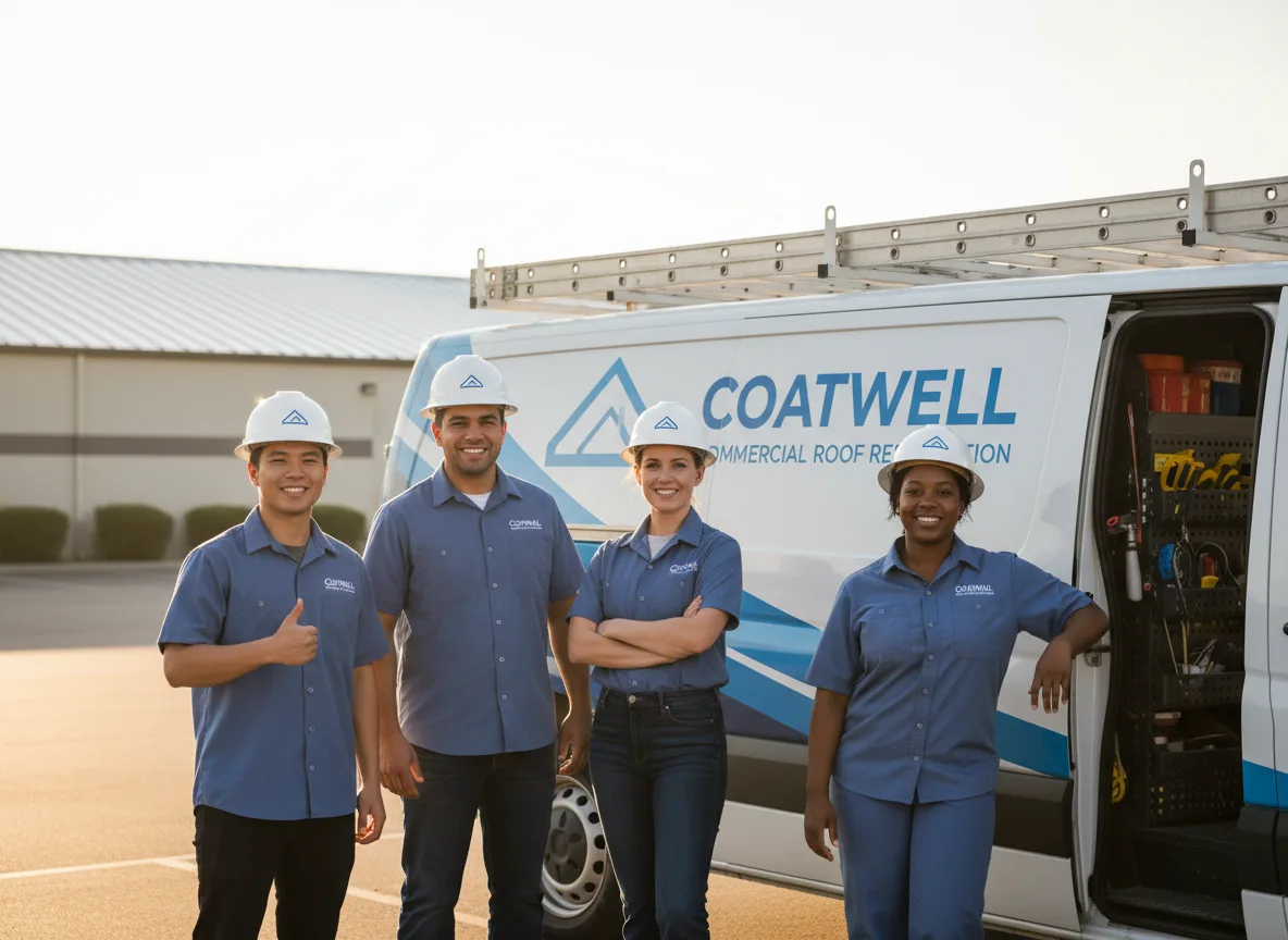 Commercial roof coating company in Sidell, IL